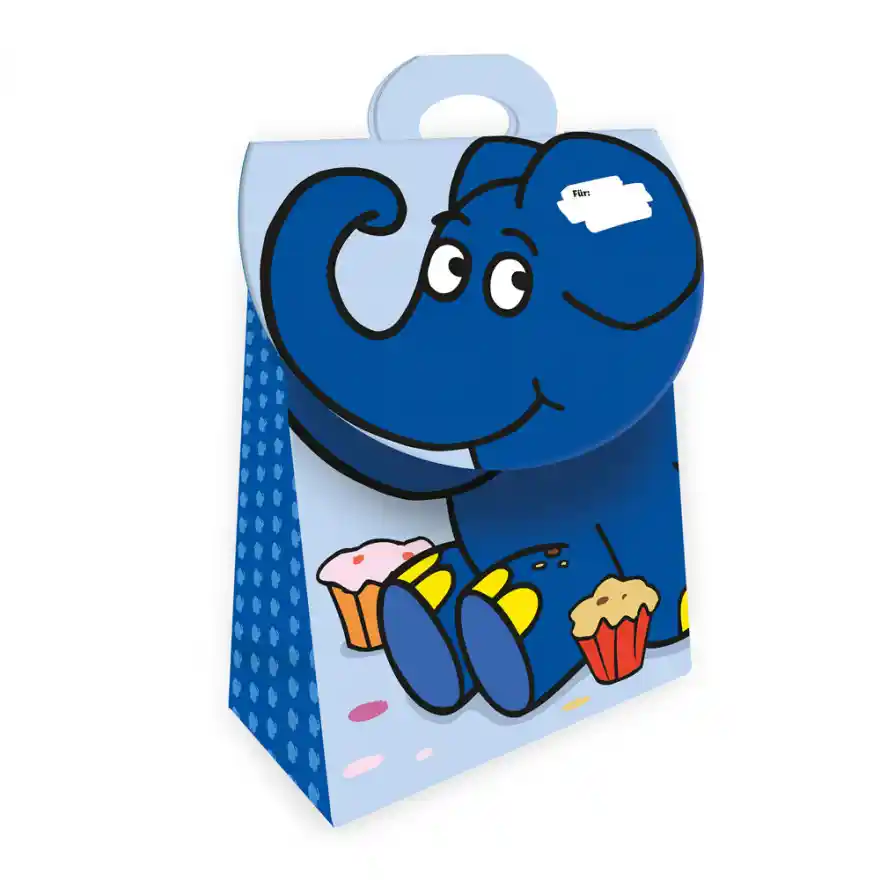 Der Elefant - Geschenktasche mit Verschluss drei null eins fünf null die maus elefant geschenktasche