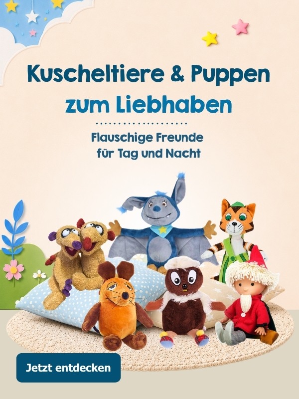 Kuscheltiere im Sandmann Shop