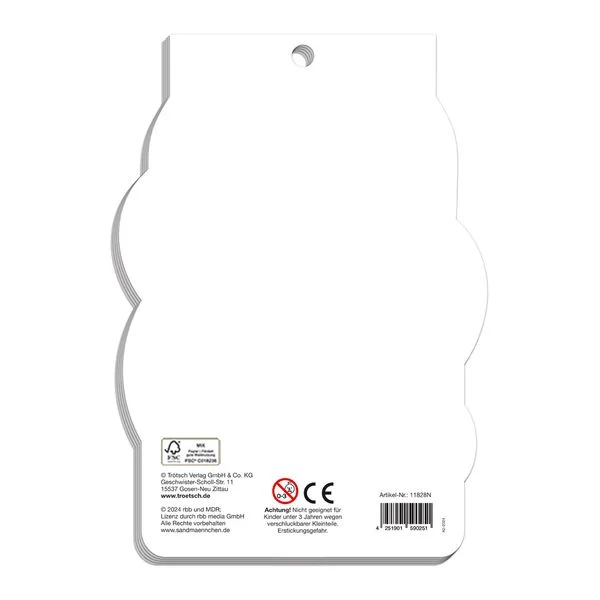 drei null eins neun fünf sandmann stickerblock rueckseite