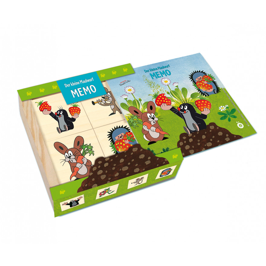 Der kleine Maulwurf - Holz-Memo Der kleine Maulwurf - Holz-Memo
