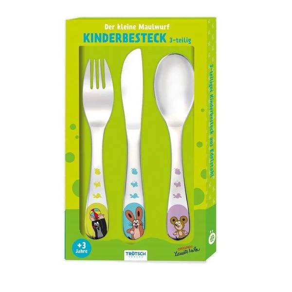 Der kleine Maulwurf - Besteckset aus Edelstahl - Verpackung