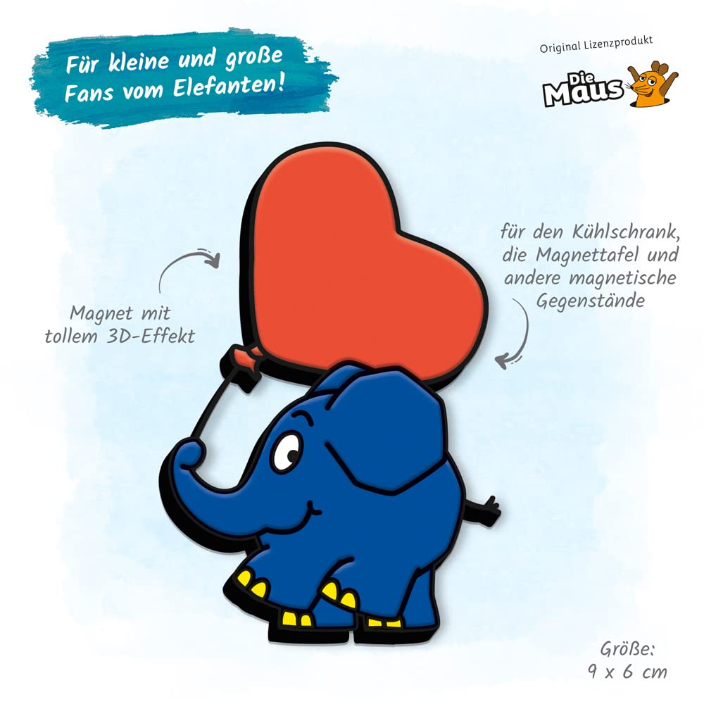 Die Maus - 3D Magnet - Ente Die Maus 3D Magnet Ente