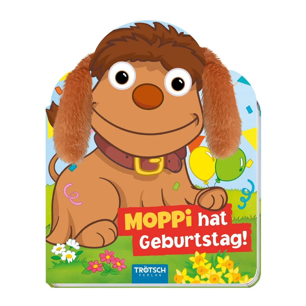 Moppi hat Geburtstag - Fühlbuch - Cover