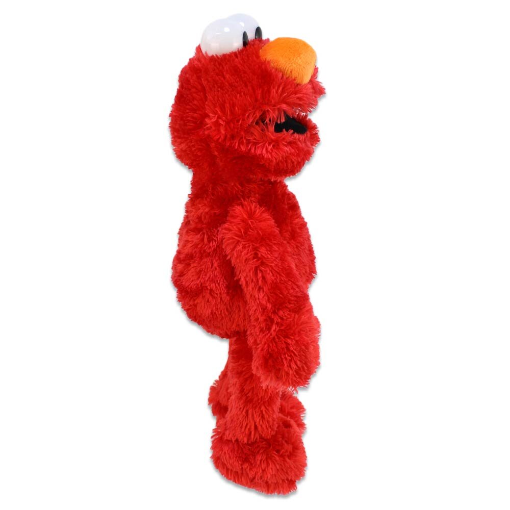 Elmo Plüschtier, Original aus der Sesamstraße, ca. 36 cm groß, stehend in Seitenansicht