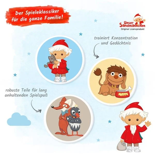 Unser Sandmännchen - Memo Spiel Unser Sandmännchen Memo Spiel