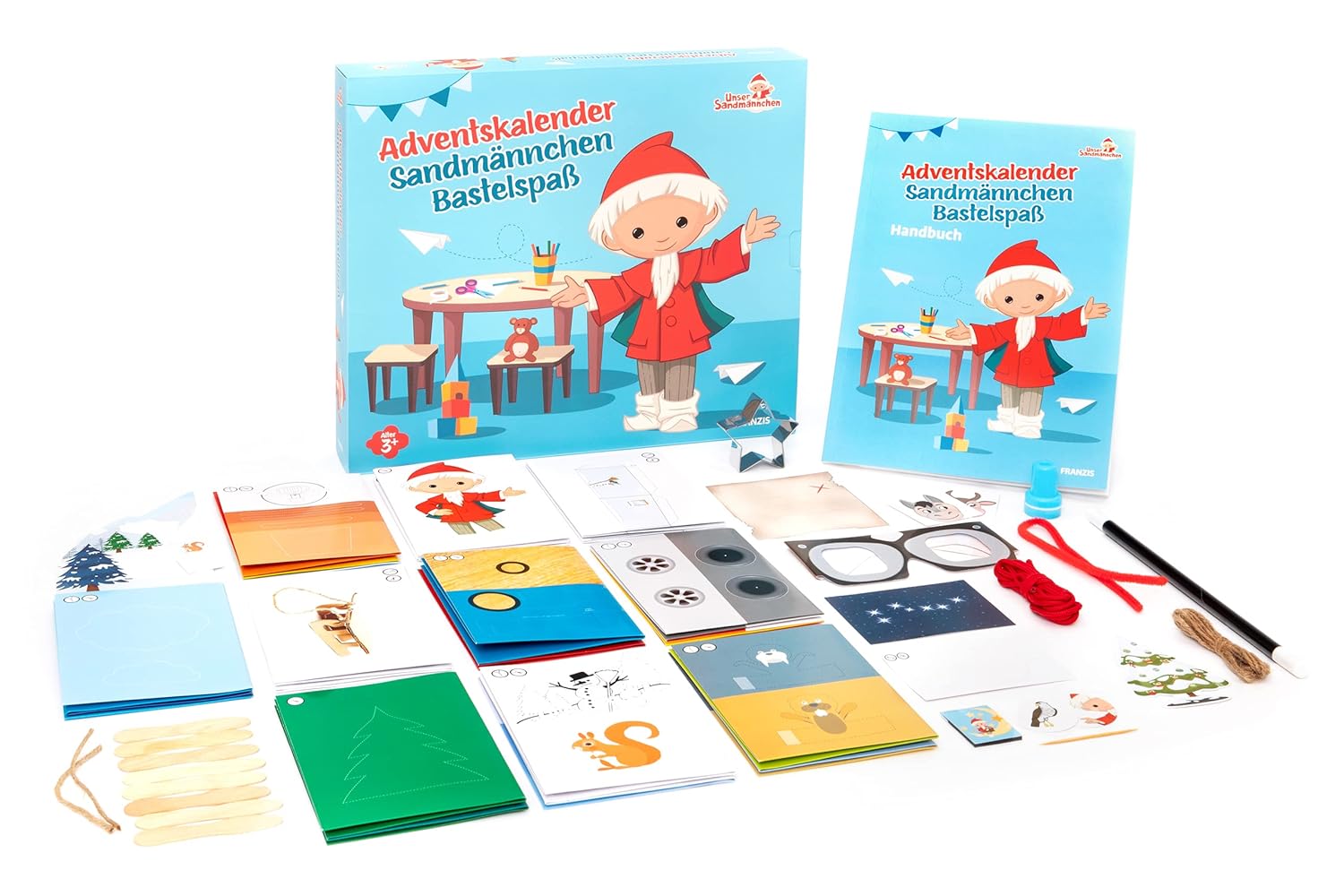 sandmaennchen bastel adventskalender inhalt