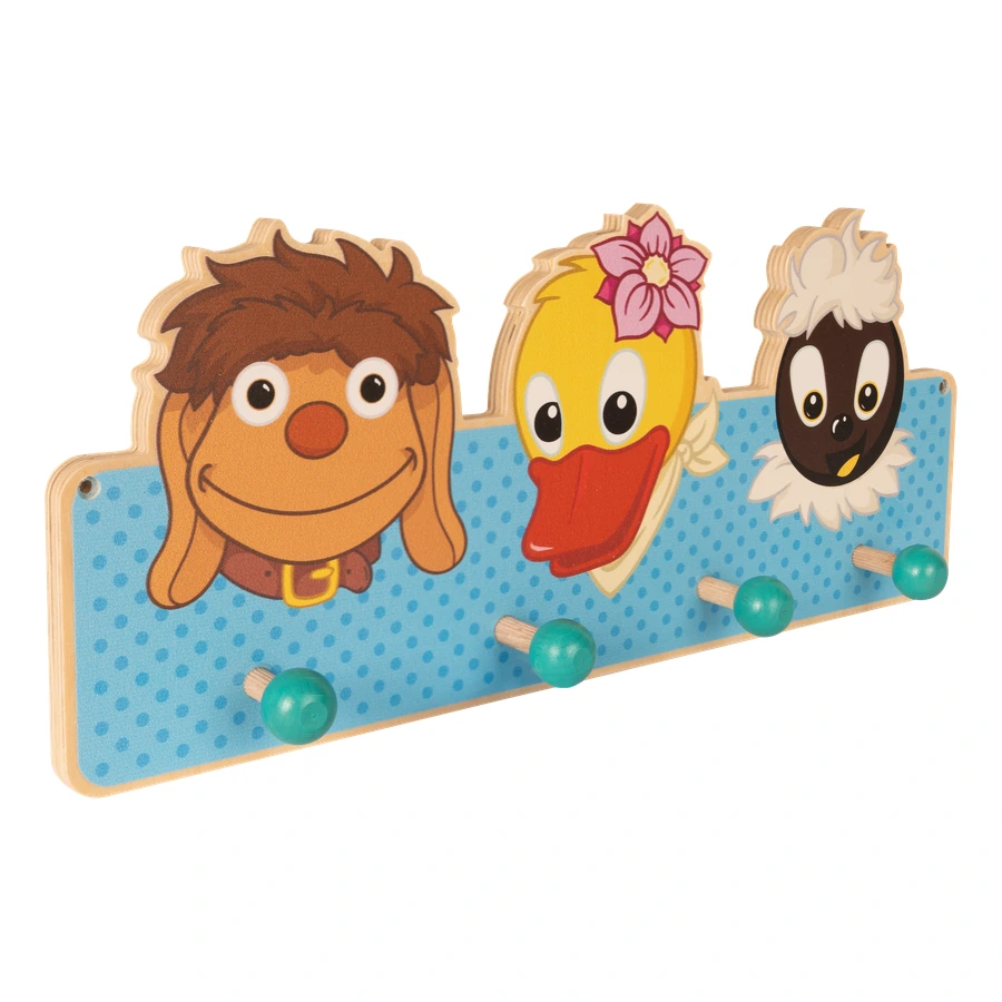 Unser Sandmännchen - Wandgarderobe - Drei Freunde