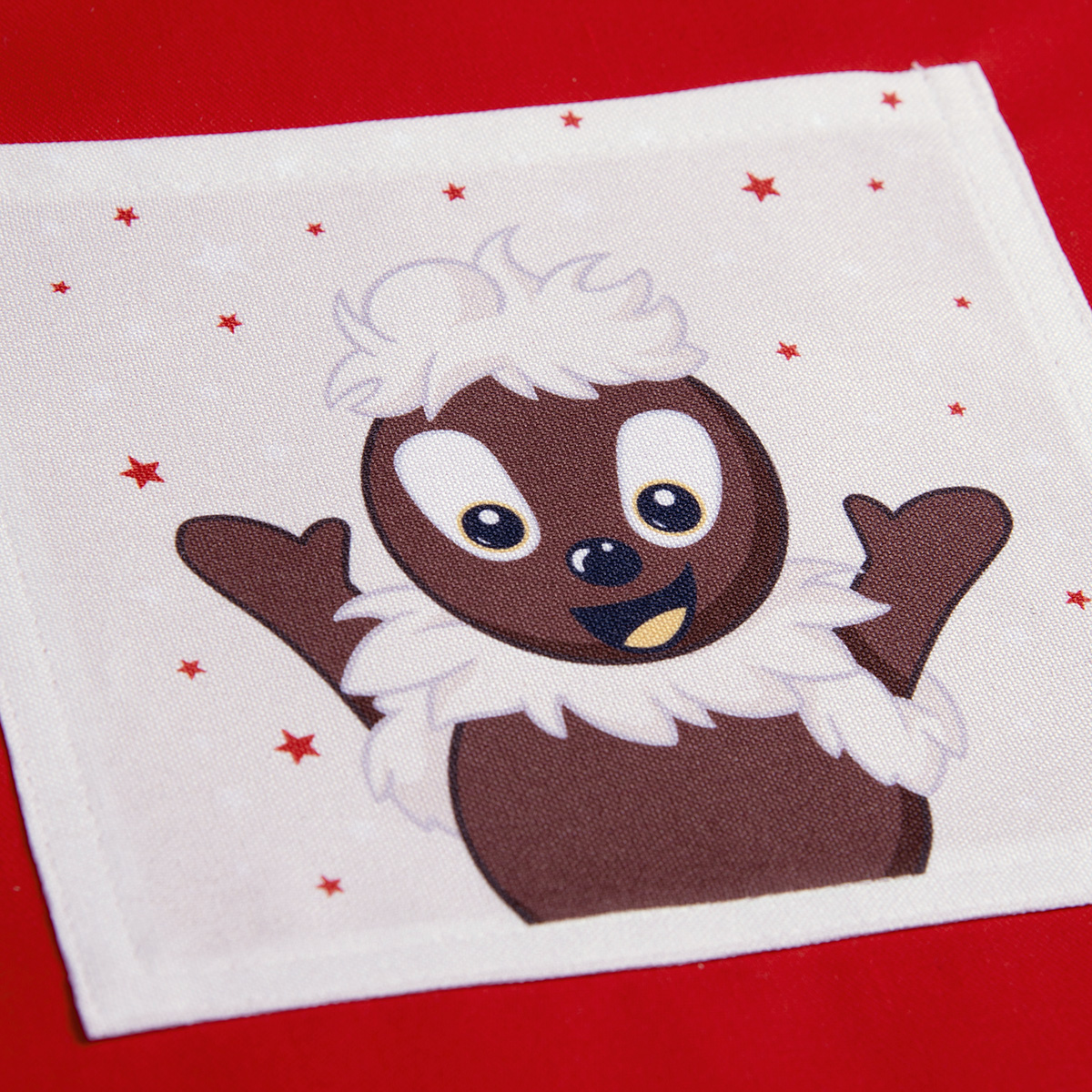 stoffbeutel-kinder-pittiplatsch-mit-tasche-detail Pittiplatsch Stoffbeutel Kinder (Masken Upcycling)