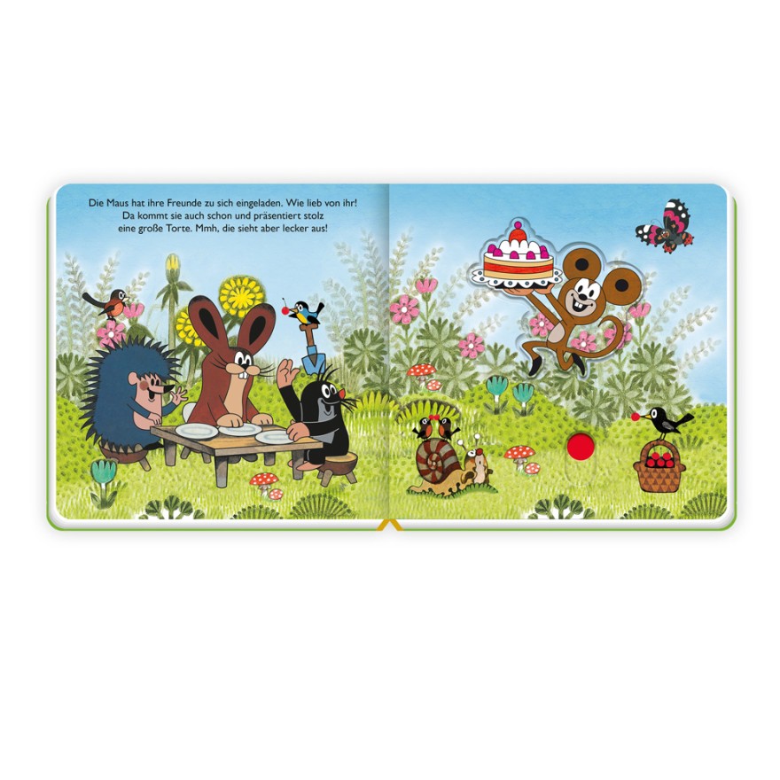 der kleine maulwurf spiel mit pappenbuch mit pop up schiebern beispiel garten