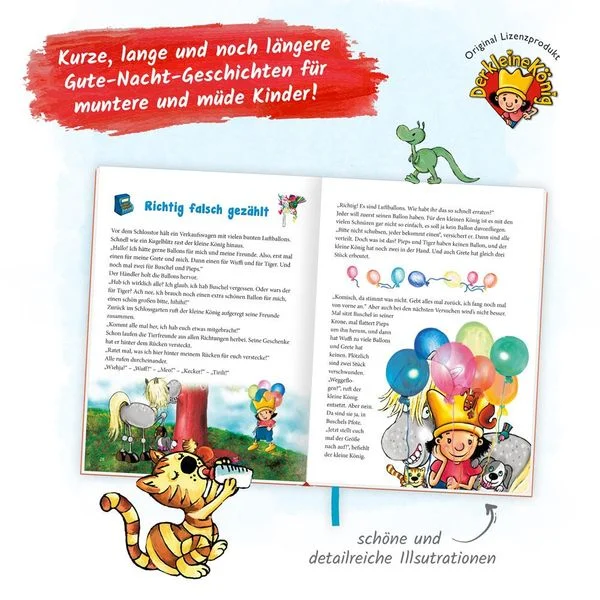 Der kleine König - Minuten-Geschichten - Aber ich bin noch wach (Buch) Der kleine König Minuten Geschichten Aber ich bin noch wach (Buch)