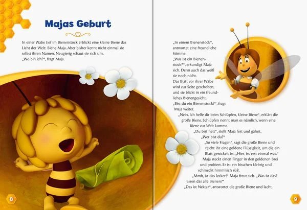 Die Biene Maja Buch, Die schönsten Gutenachtgeschichten, Inhaltsverzeichnis