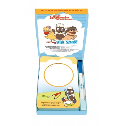 50-Lernkarten-Sandm-nnchen-mit-Stift-Pittiplatsch fünf null Lernkarten Sandmännchen mit Stift Pittiplatsch