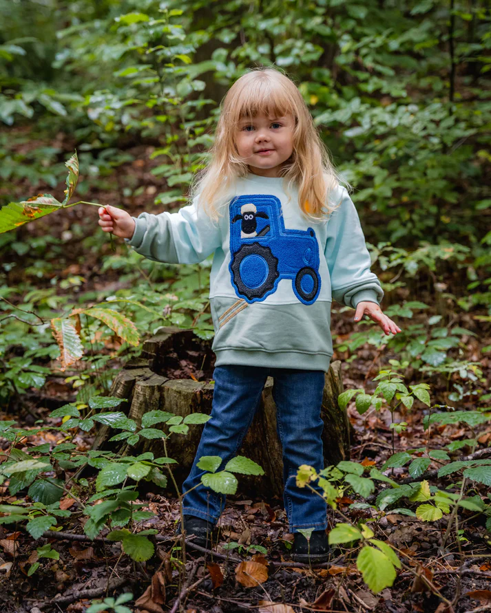 Shaun das Schaf - Pullover- Traktor