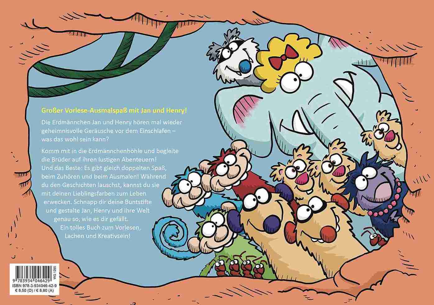 Jan und Henry  Lustige Vorlesegeschichten zum Ausmalen Buch