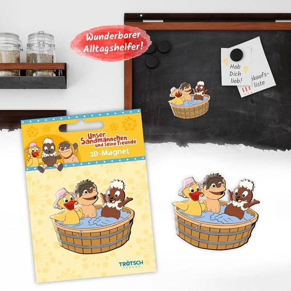 Pittiplatsch - 3D Magnet - Wasserspass - Pool Pittiplatsch 3D Magnet Wasserspass Pool