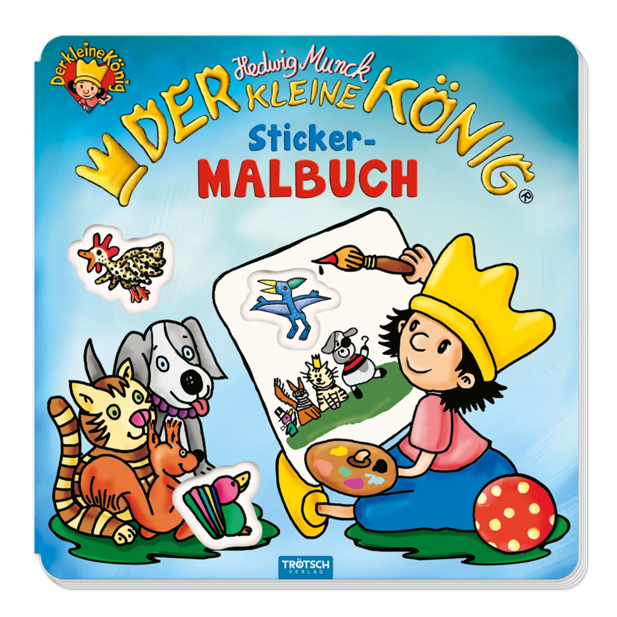 Der kleine König - Sticker-Malbuch Der kleine König Sticker Malbuch