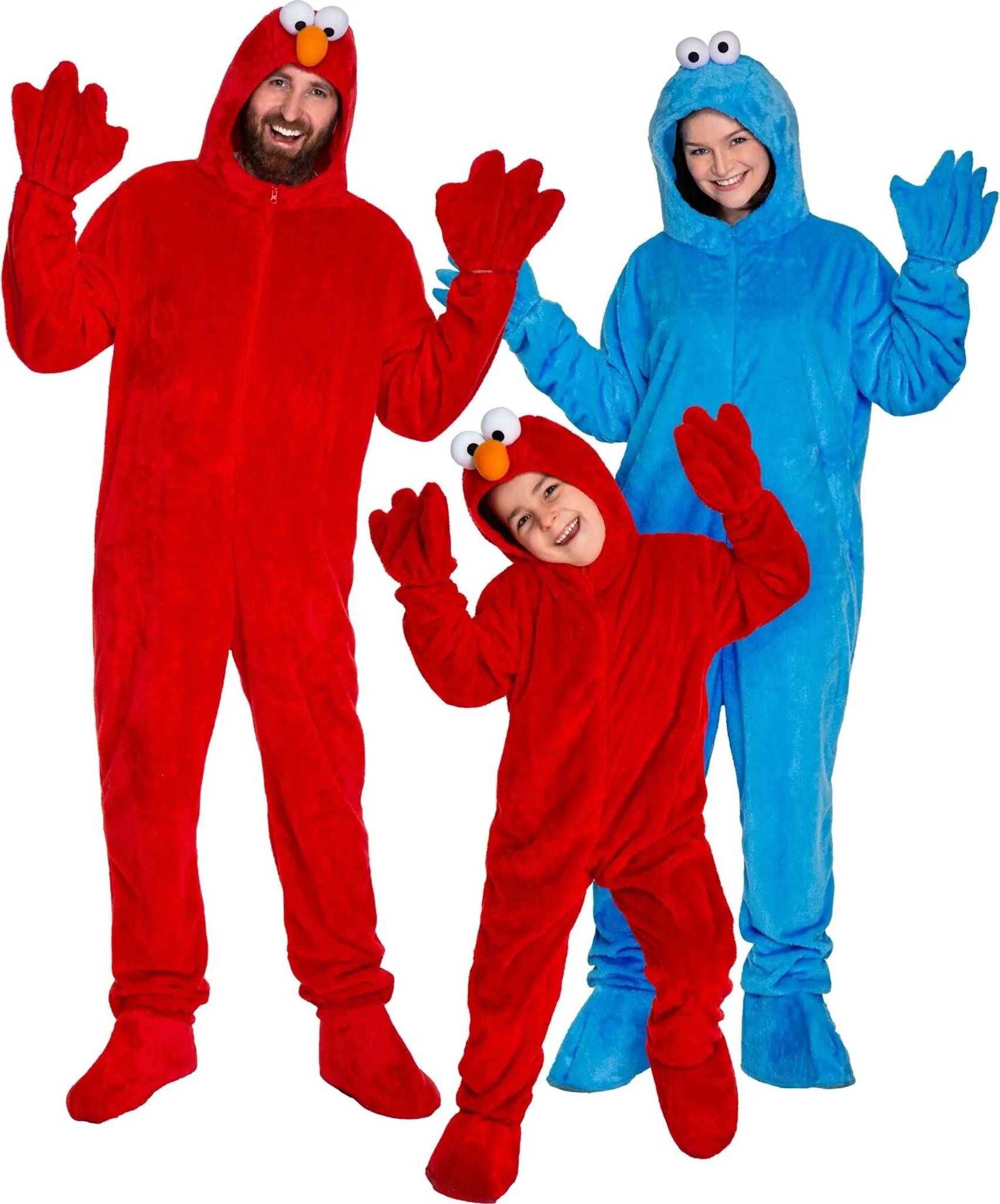 Sesamstraße - Elmo - Kostüm für Erwachsene