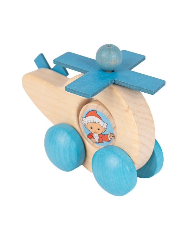 Unser Sandmännchen - Rolli Schiebefahrzeug - Sandmann im Hubschrauber