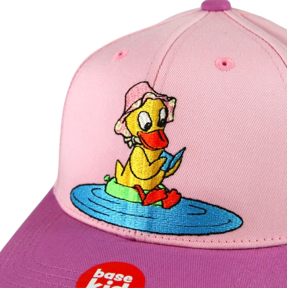 eins fünf neun zwei sieben schnatterinchen basecap kinder motiv detail