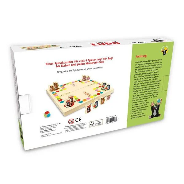 Der kleine Maulwurf - Ludo - Verpackung Rückseite