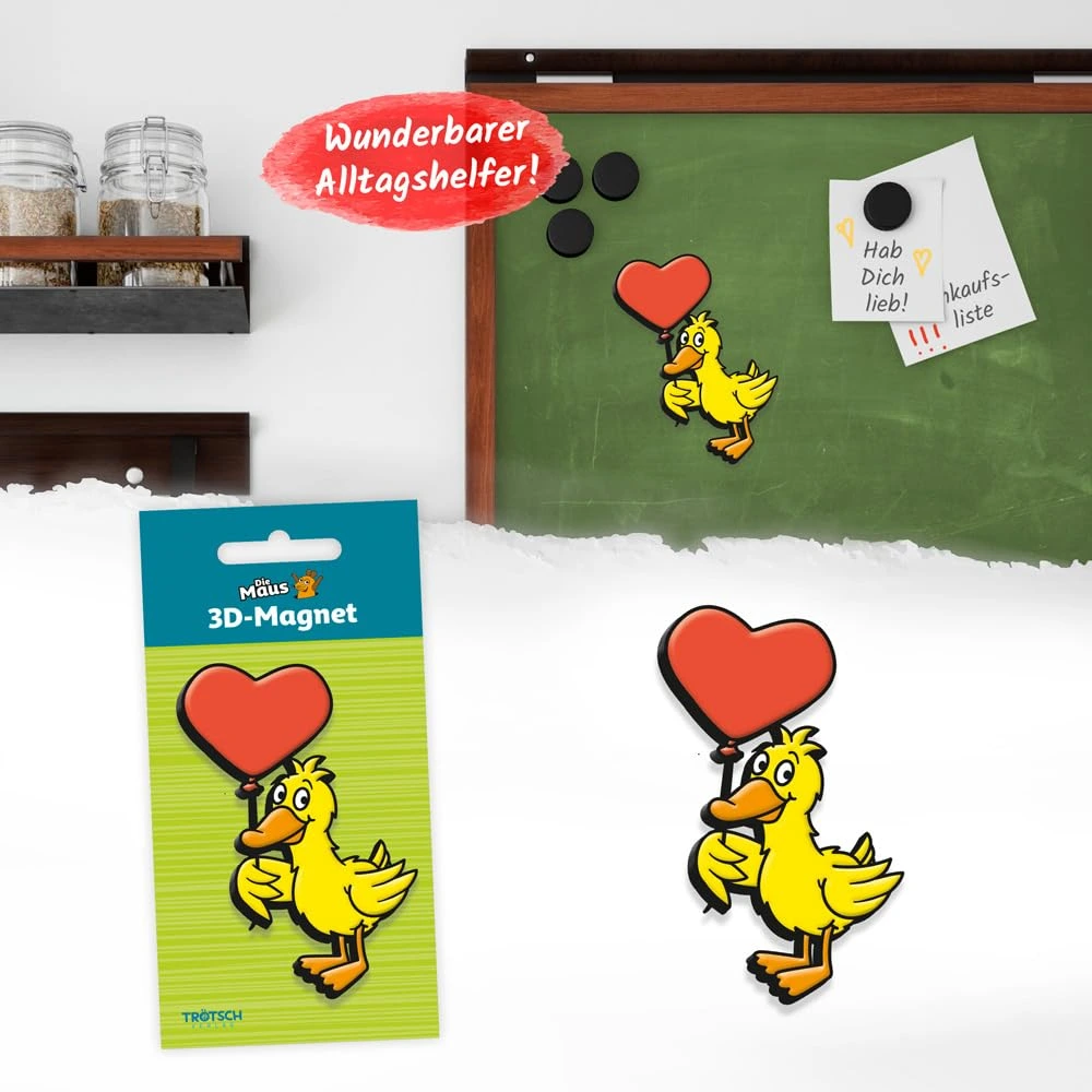 die sendung mit der maus ente herz magnet magnettafel