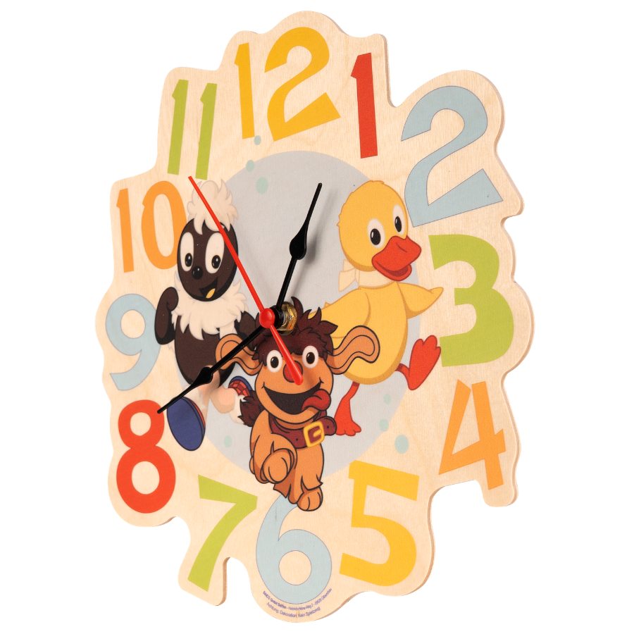 Unser Sandmännchen - Holz-Wanduhr - Freunde