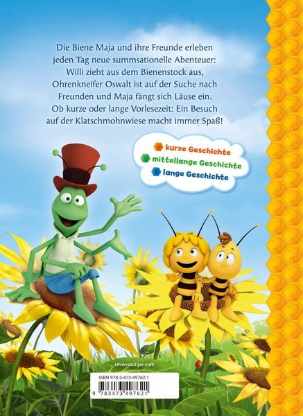 Die Biene Maja Rückseite, Die schönsten Minuten-Geschichten