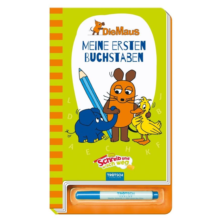 die-maus-erste-buchstaben-buch-abwischbar Die Maus Meine ersten Buchstaben (Buch)