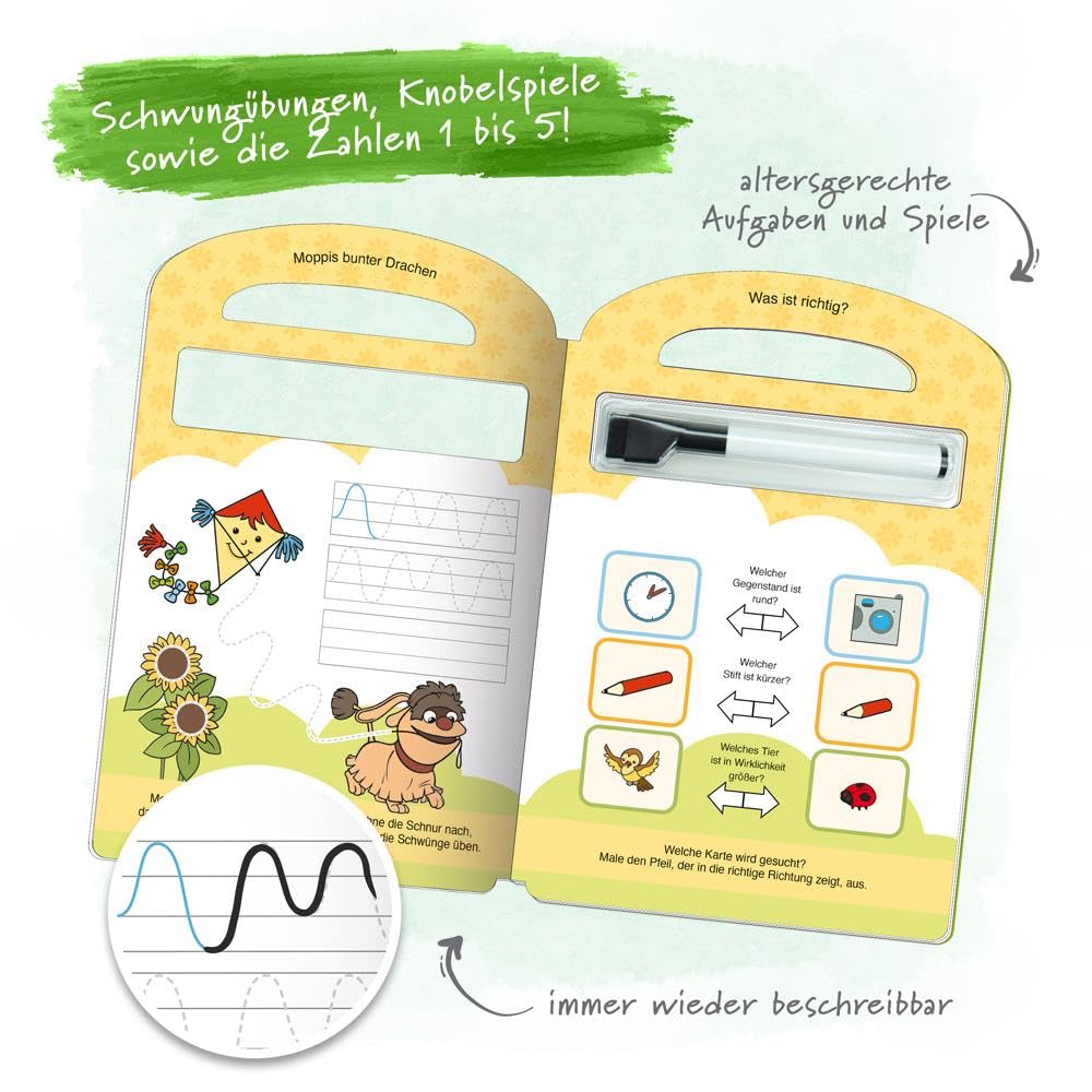 pittiplatsch vorschulspiele mit stift immer wieder beschreibbar