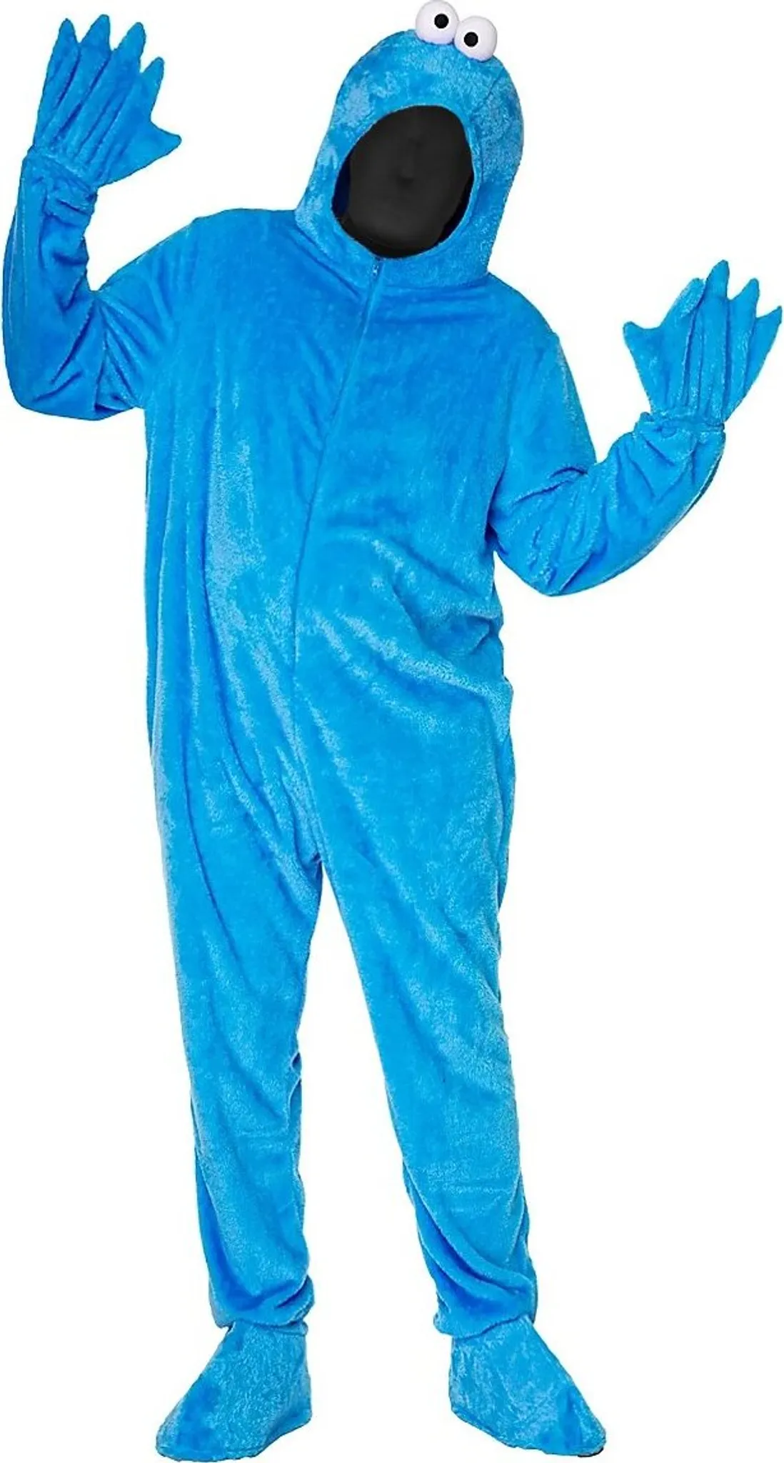 Sesamstraße - Krümelmonster - Kostüm für Erwachsene