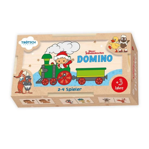 Unser Sandmännchen - Domino aus Holz