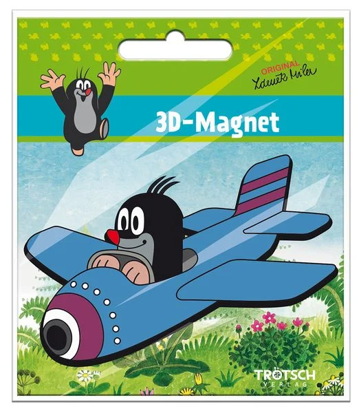 drei null eins zwei vier der kleine maulwurf magnet maulwurf flugzeug