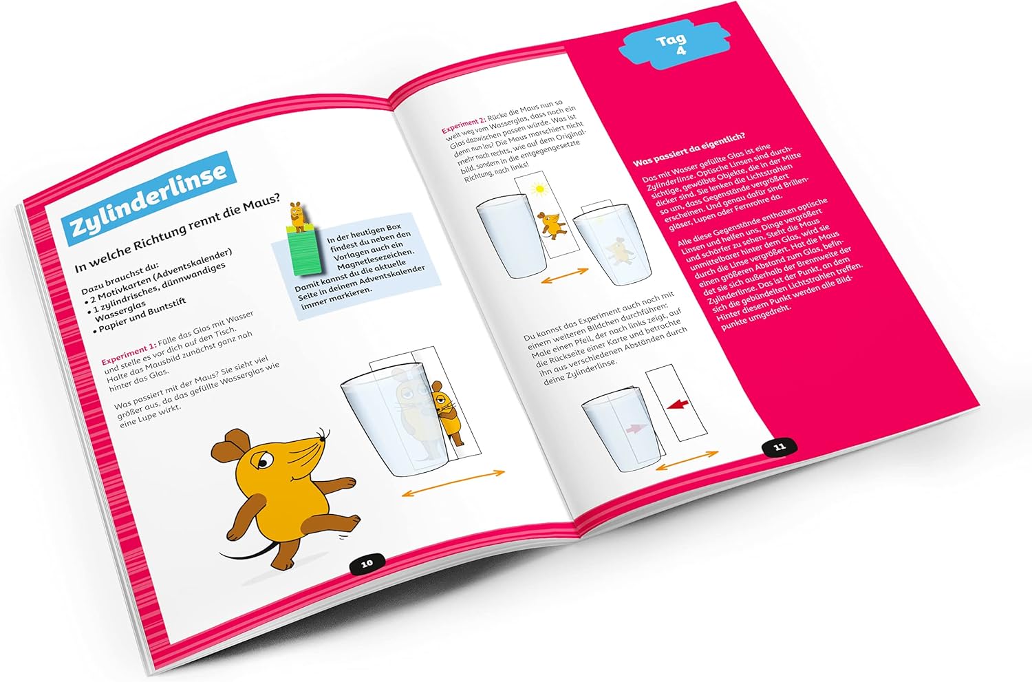 die maus experimentier adventskalender bcuh anleitung