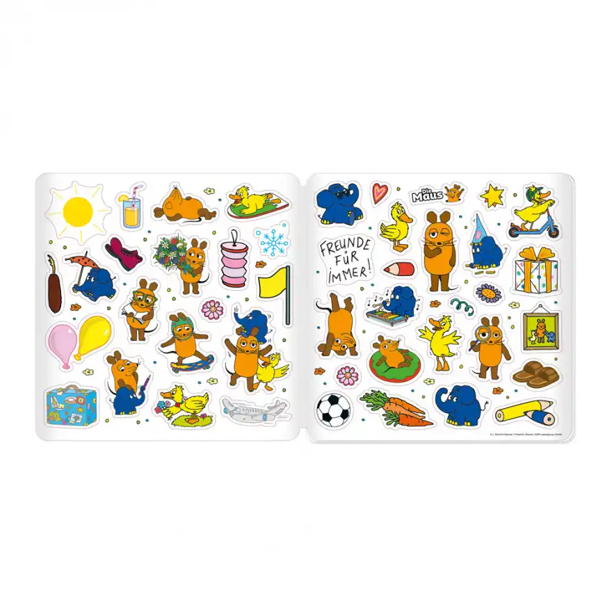 Die Maus - Sticker-Malbuch Die Maus Sticker Malbuch