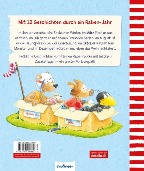 Der kleine Rabe Socke - Mit Socke durchs Jahr (Buch)