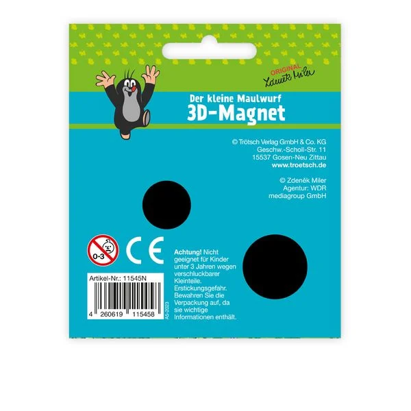 drei null eins zwei sieben der kleine maulwurf magnet maulwurf flugzeug rueckseite