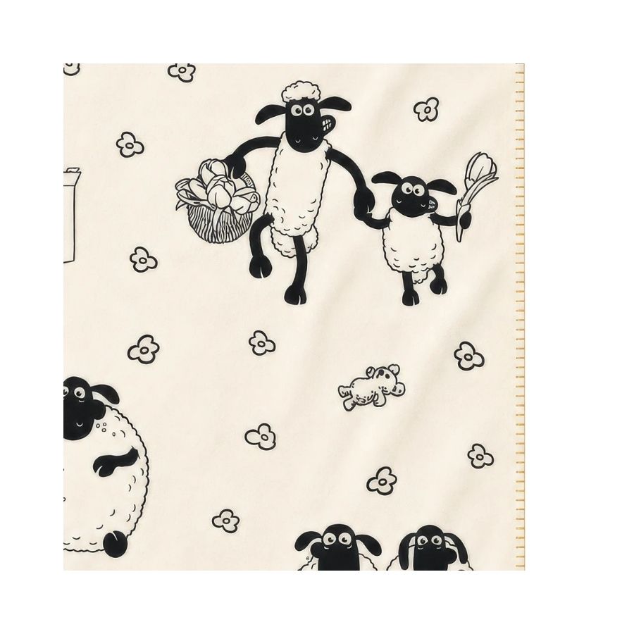 Shaun das Schaf - Kuscheldecke aus Bio-Baumwolle (150 x 200 cm)