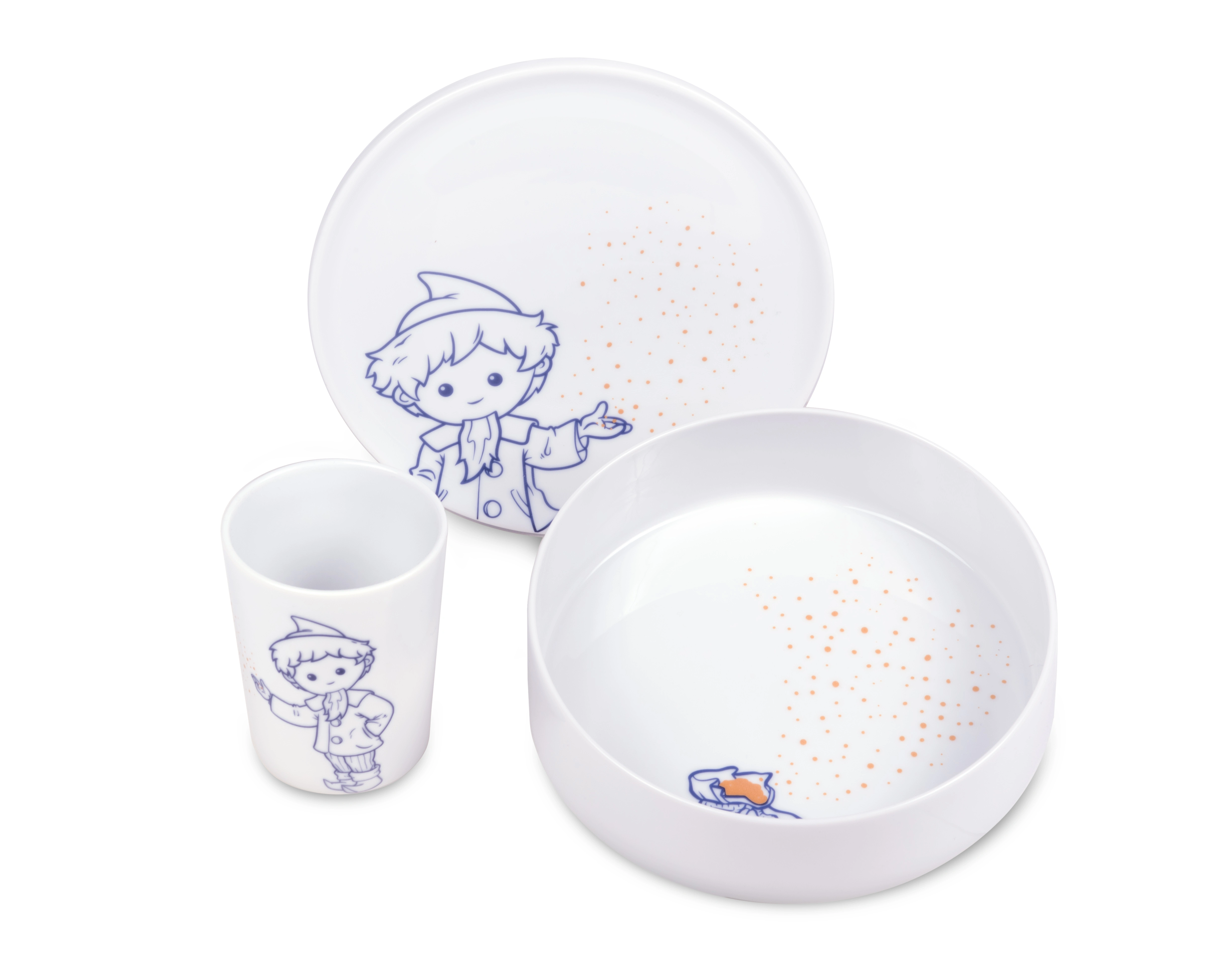 Unser Sandmännchen - Reichenbach Traumsandporzellan sandmaennchen geschirr set reichenbach porzellan becher schale teller