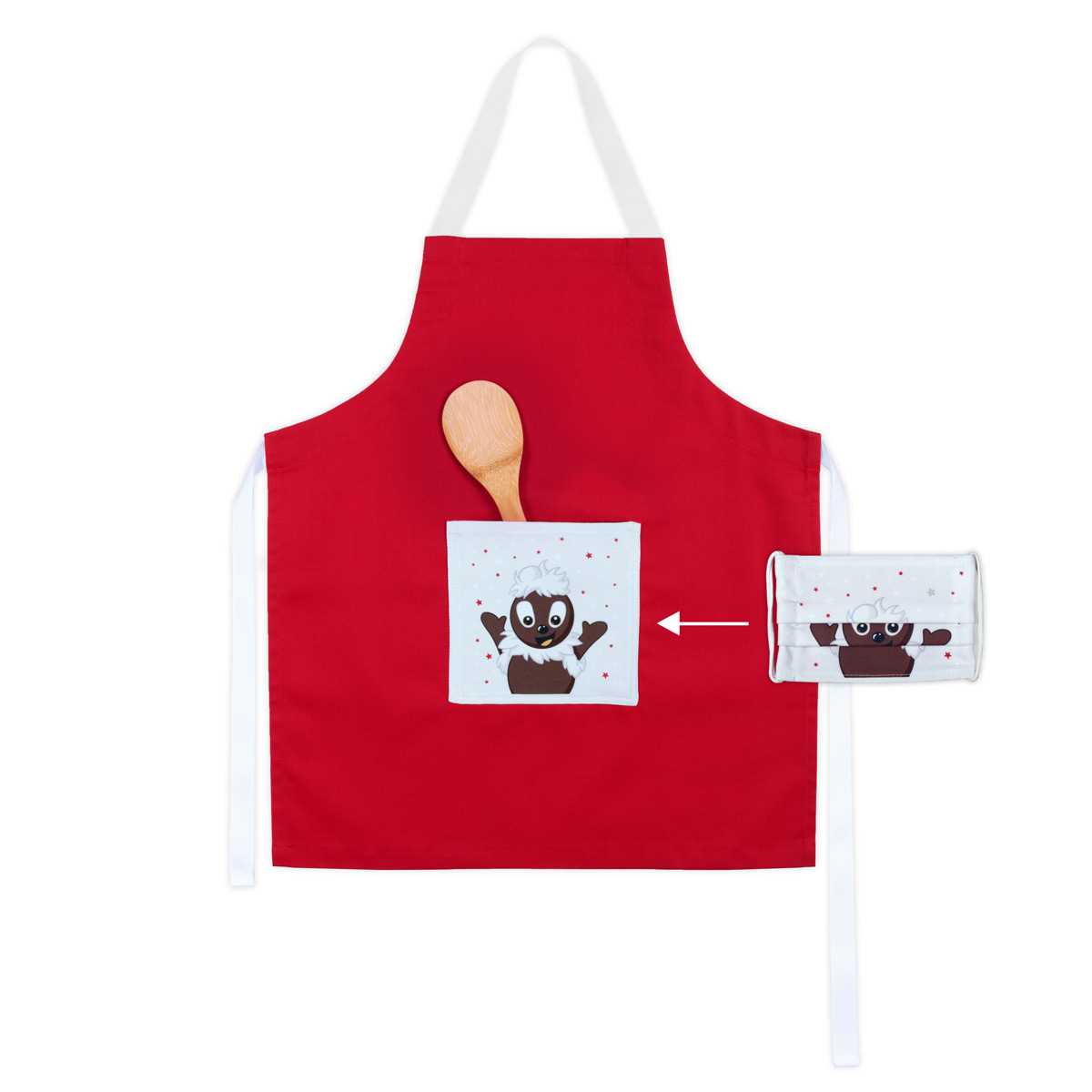 pittiplatsch kinder kochschuerze mit tasche upcycling nachhaltig kochloeffel