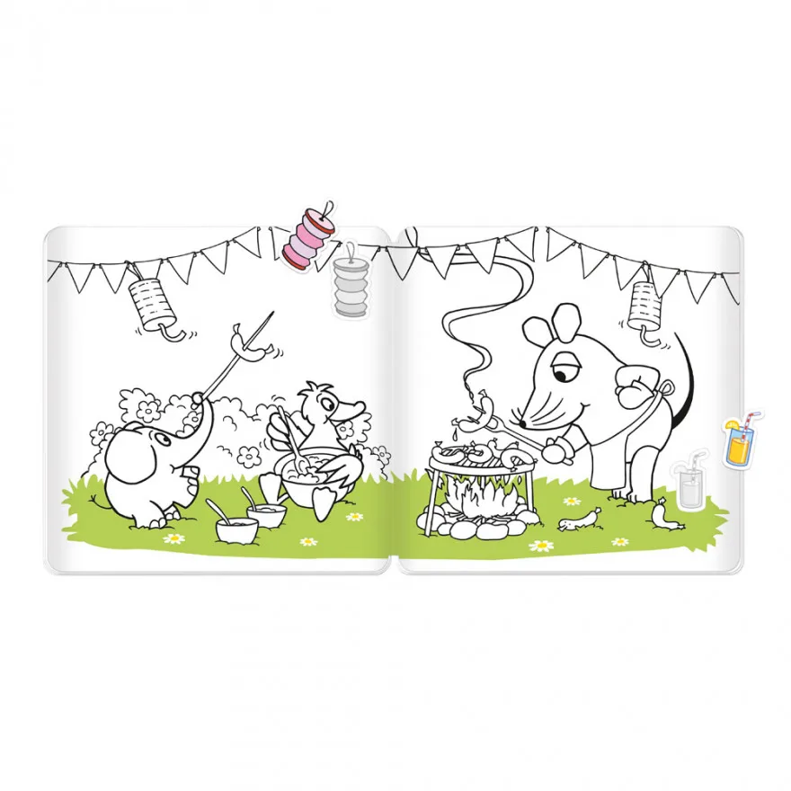 Die Maus - Sticker-Malbuch Die Maus Sticker Malbuch