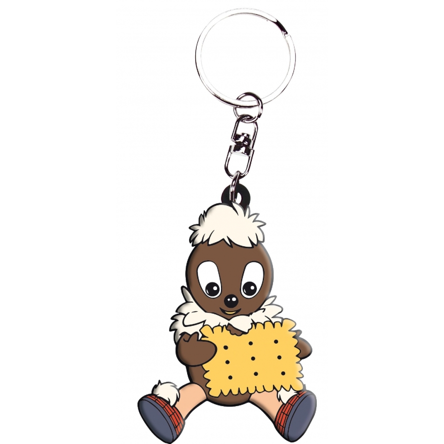 Pittiplatsch mit Keks 3D-Schlüsselanhänger - Main Image