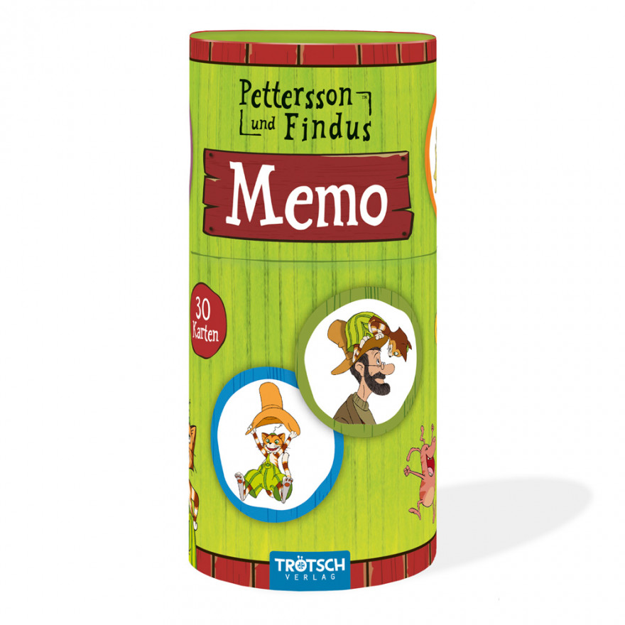 Pettersson und Findus - Memo-Spiel Pettersson und Findus, Memo Spiel, Verpackung