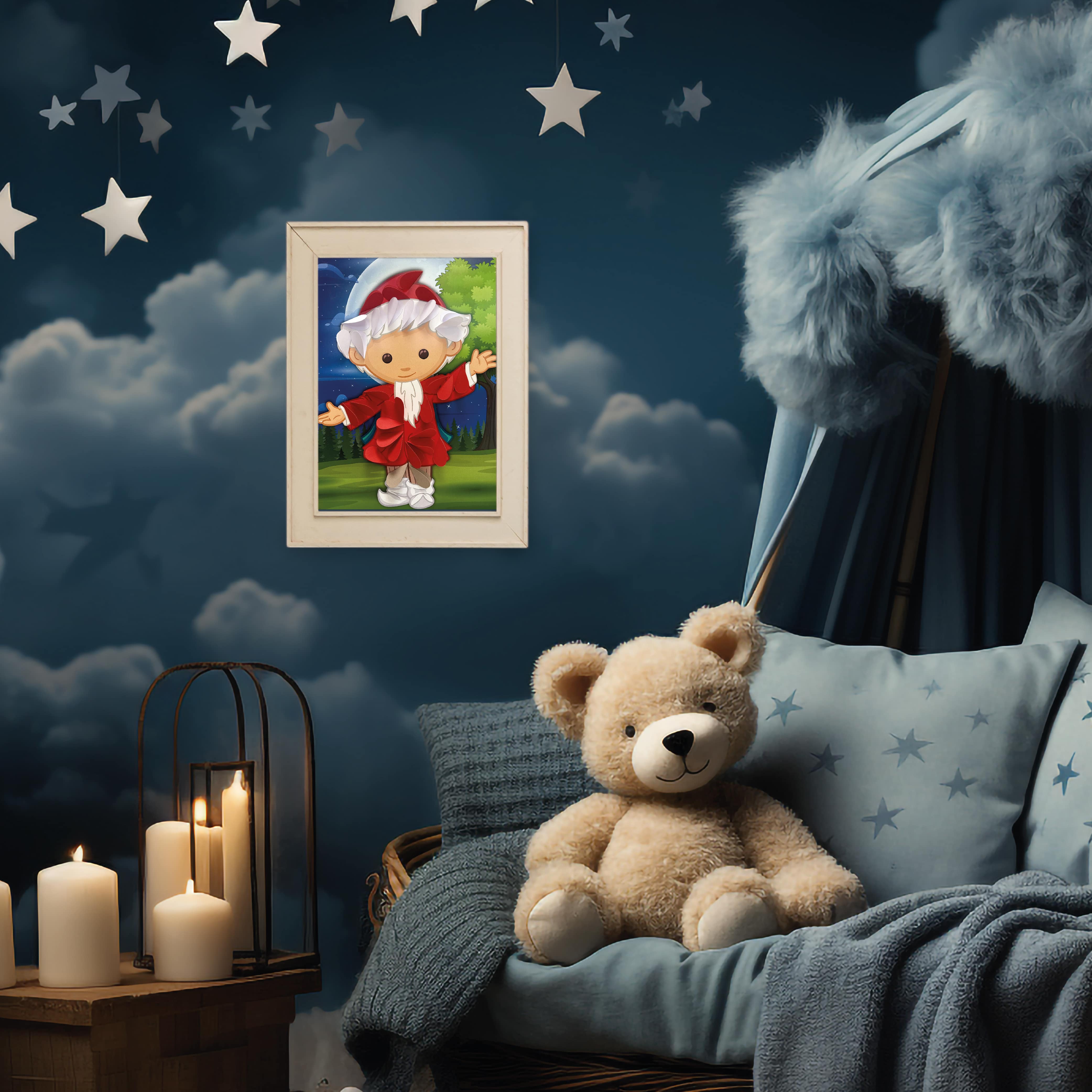 Sandmann Bastelset Bilderrahmen Wand min