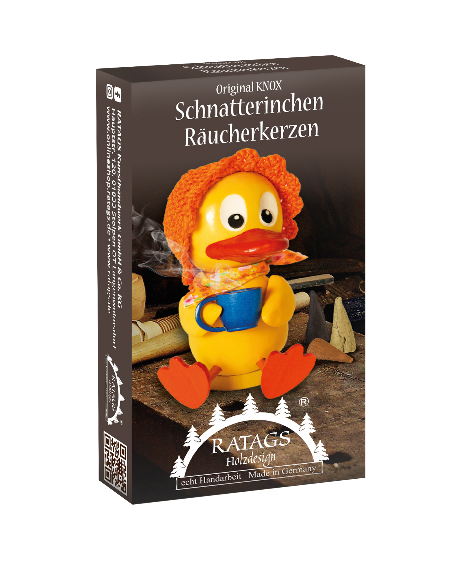 Heunec Schnatterinchen Beanie GRS – 15 Cm Kuscheliges Plüschtier Aus Recyceltem PET, Braun Mit Fliege