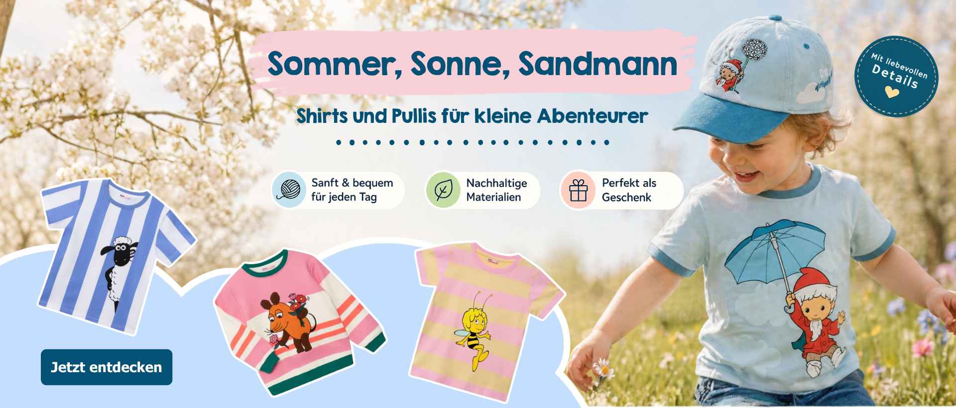 Kinderkleidung Sandmann Shop