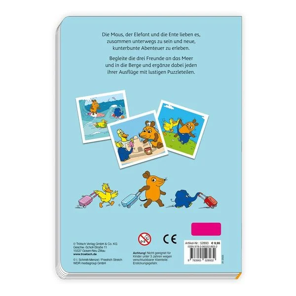 Die Maus - Puzzle- und Spielbuch Die Maus Puzzle und Spielbuch