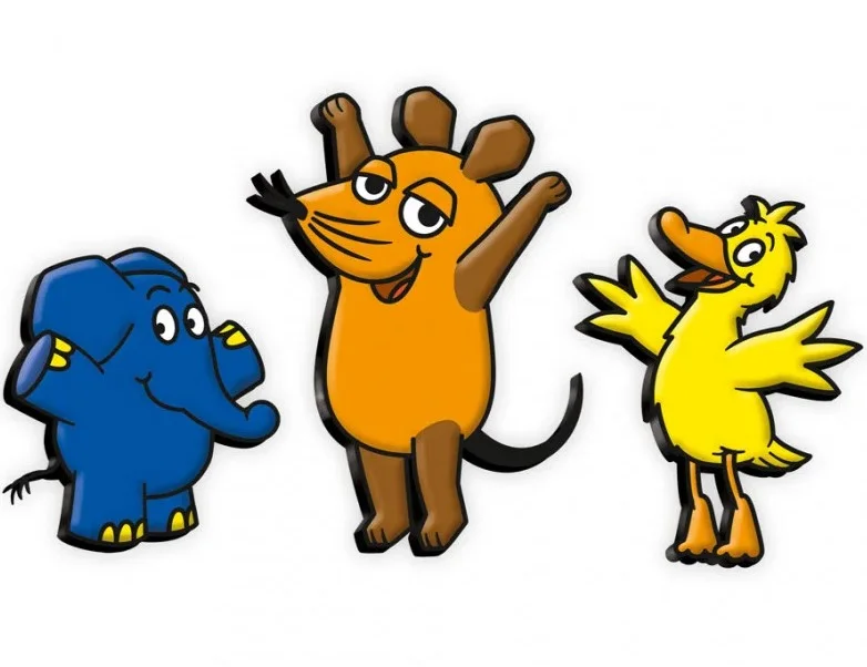 Die Maus - 3D Magnet Set - Drei Freunde Die Maus - 3D Magnet Set - Drei Freunde