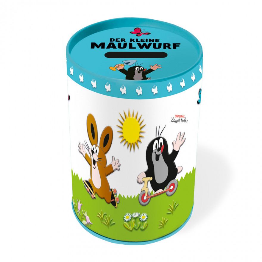 Der kleine Maulwurf - Spardose drei null zwei eins null der kleine maulwurf spardose fahrzeuge vorderseite