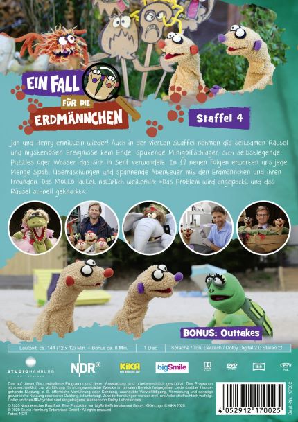 Ein Fall fÃ¼r die ErdmÃ¤nnchen Staffel vier (DVD)