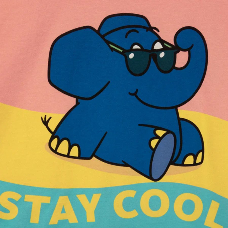 Der Elefant - Langarmshirt - Sonnenbrille